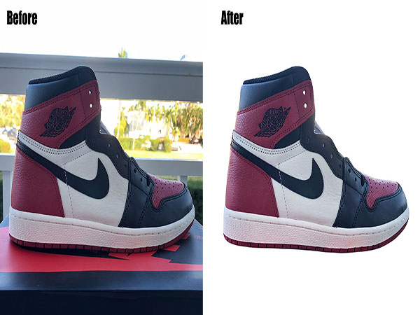 shoes photo editing services